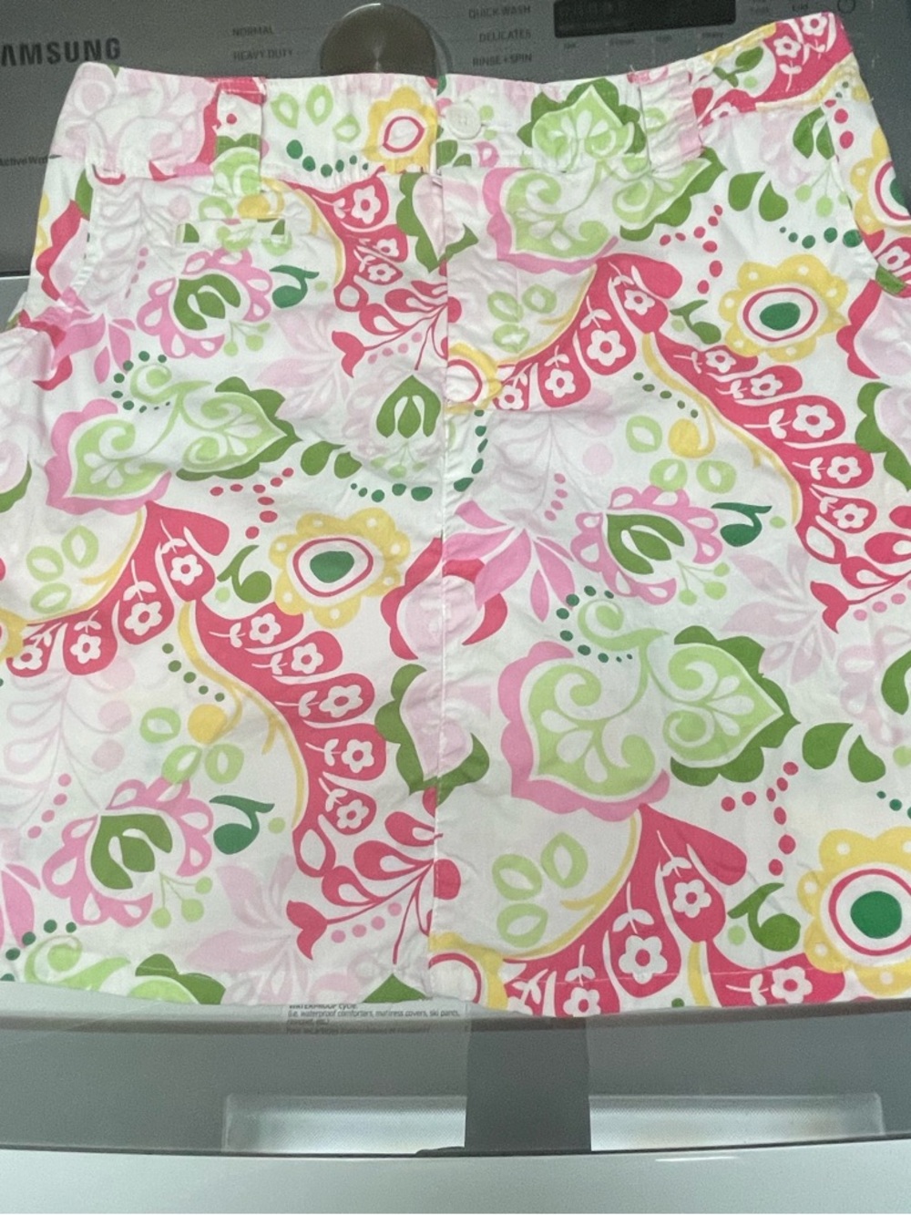 White Stag Pink, Green & Yellow Floral Skort